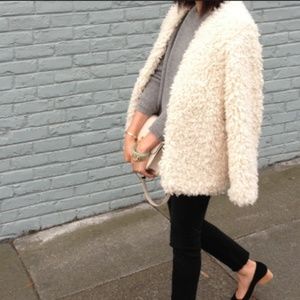 Faux Fur Shaggy Coat